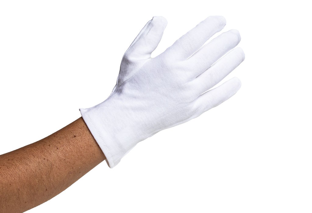 Pack of 2 cotton gloves