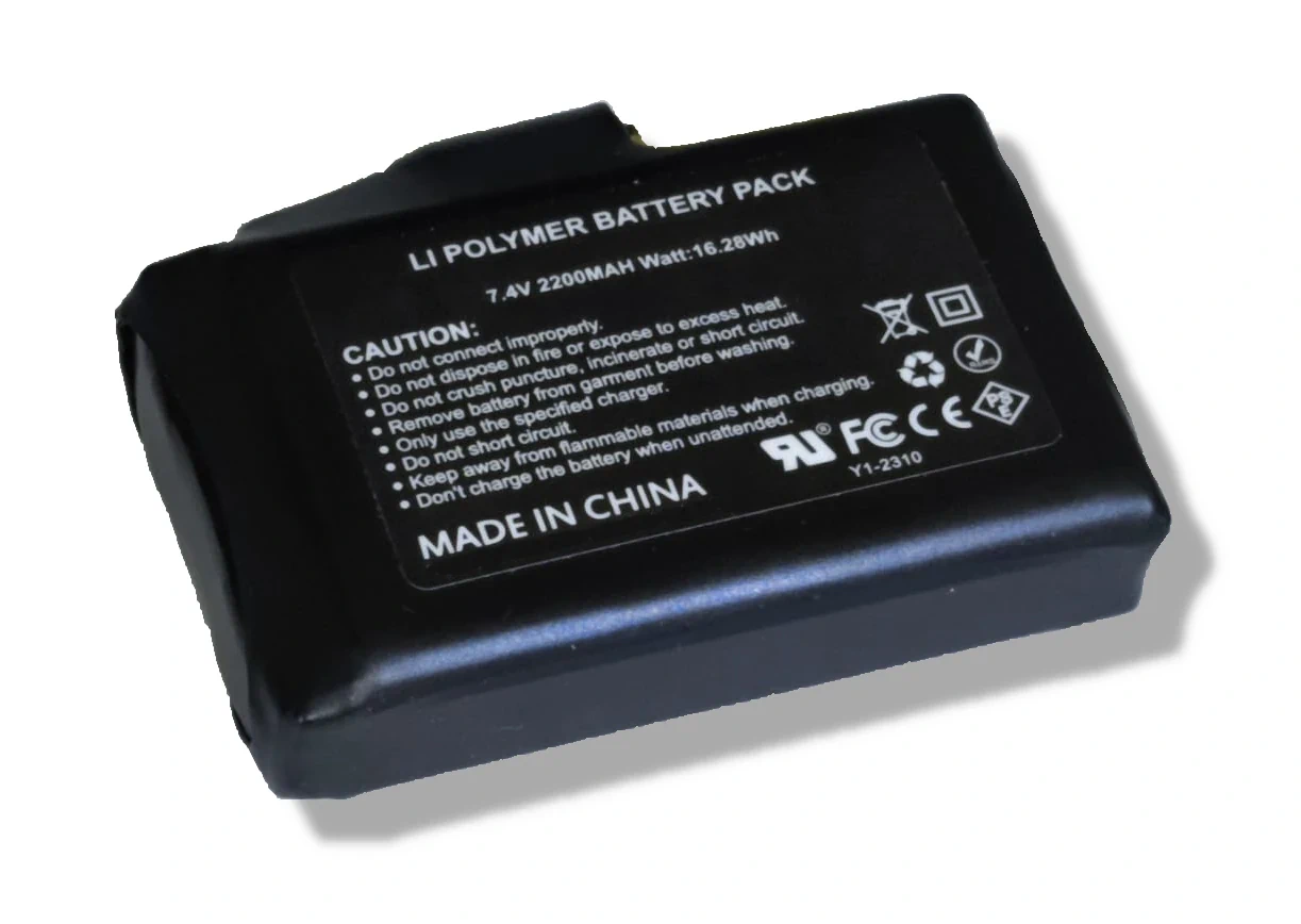 Pack of 2 batteries